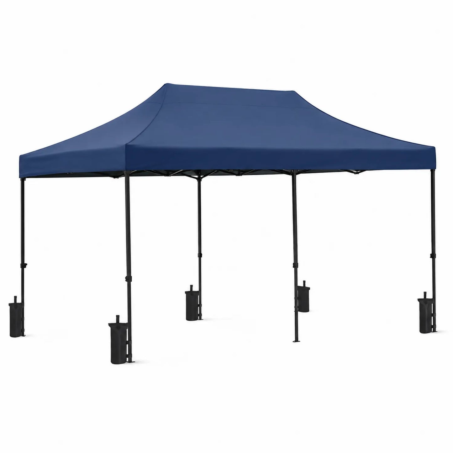 Faltpavillon Aluminium Blau 3x6m